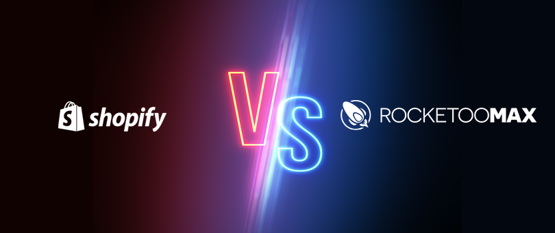 Shopify vs. Rocketoo MAX: Které e-shopové řešení je pro vás to pravé?