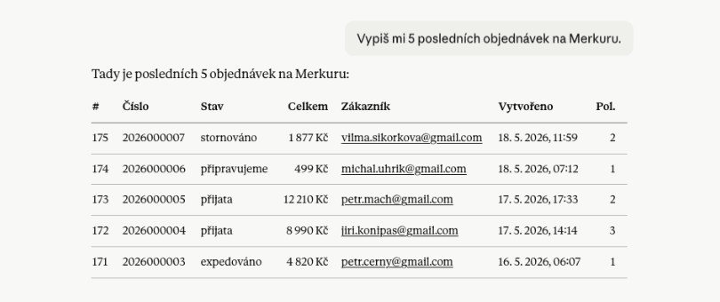 Rocketoo MCP: propojte e-shop s Claude a ptejte se v češtině